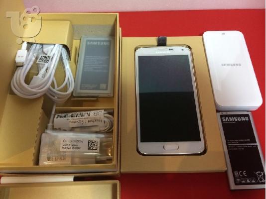 PoulaTo: Brand New Samsung Galaxy S5 Duos SM-G900FD 5,1 '' (εργοστάσιο ξεκλείδωτη) 32GB Λευκό Τηλέφωνο